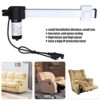 CHICIRIS Electric Recliner Motor Replacement, 58W DC 29V Power Recliner Linear Actuator with Nail for Lift Chair Electric Sofa