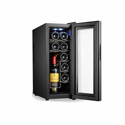 hanzeni Wine Cooler,undercounter Wine Cooler,Constant Humidity And Constant Temperature Storage Wine Cellars And Coolers,One Size, Black