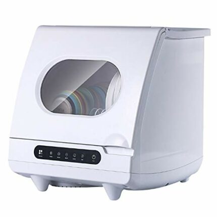 KKYKP Dishwasher Household Small Full Automatic Intelligent Desktop Air Drying Dishwasher Portable Mini Power Saving and Water Saving