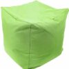 Artistic Fashionista* New Waterproof Square Cube Bean Bag Indoor Outdoor Garden Footstool Rest Seat Pouffe Ottoman Beanbag 40x40x40 cm (Purple)