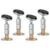Tiardey 4 Pcs Bed Frame Anti-Shake Tool Bedside Stoppers Adjustable Threaded Fixer Rotatable Swing head for Home Bed Furniture Cabinets Wall Supp