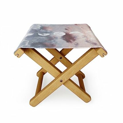 DENY Designs Folding Stool, Emanuela Carratoni Before The Sunrise