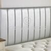 CROWNBEDSUK QUALITY APOLLO FAUX LEATHER HEADBOARD (blue, 4ft small double)