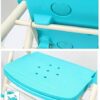 Bath Stools,Shower Stools Bathroom Folding Shower Chair for Elderly Aluminum Alloy Bath Chair Non-Slip for Pregnant Women - Load-Bea100Kg