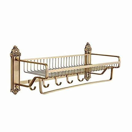 RSOCHS Towel Rack - Bathroom Shelf Bathroom Hardware Pendant Towel Rack (59 Cm)