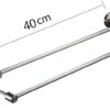 Towel Rack Towel Bar Towel Rail 304 Stainless Steel Double Lever Towel Bracket Towel Rail Wall Hanging Towel Holder for Bathroom Balcony Kitchen