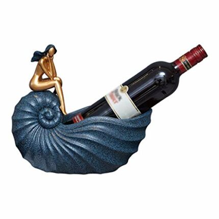 MJWDP Wine Rack Character Decoration Creative Entrance Cabinet Living Room European Style Goblet Wine Bottle Rack Household