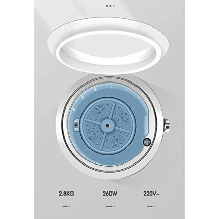 Mini Washer Machine for Baby Clothes Semi-Automatic Single Barrel Portable Washing Machine Washer And Dryer Mi(mini washing machine)
