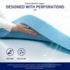 subrtex Memory Foam Mattress Topper Double, 2 Inch Gel Infused Foam Bed Topper for Pressure Relieving (135x190x5cm)
