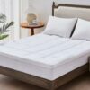 TopTopper Mattress Topper Twin XL, Cooling Mattress Pad Cover for Hot Sleepers, Extra Thick 5D Snow Down Alternative Overfilled Plush Pillow Top