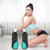 TWDYC Mini Stepper Air Climber Step Fitness Exercise Machine with Resistance Band and LCD Display