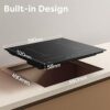 CIARRA CBBIH4BFF 7200W Built-in Induction Hob 4 Zones with 2 Flex Zones and Boost Function Touch Control Ceramic Glass 9 Power Levels Child Safet