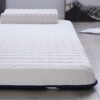 TBIIEXFL Latex Mattress Foldable Slow Rebound Memory Foam Mattresses Thicken Tatami King Queen Size (Color : Wit, Size : 180x200cm(71x79in))