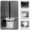 VERDDE Perforated Free Towel Rack Space Aluminum Toilet Bathroom Shelf Nordic Black Bath Towel Set