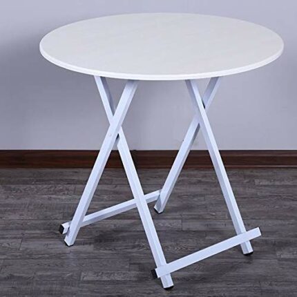 CZDYUF Folding table Garden Tables dining table Home Multi-function Dining Table Round Table Table Study Table Low Table Bed Lazy Table (Color :