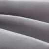 Breathable Lux Bed Sets Solid Color Brushed Mattress Topper, Bedroom Hotel Homestay Aloe Cotton Single Double Bed Sheet Grey 180x200cm