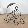 DLOETT Creative Spring Handle Wine Rack Portable Wine Display Shelf Holder Durable Wine Storage Rack Organizer Bar Decorations