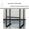 RTYHN Breakfast Barstools Set of 2 Modern Bar Stool Counter Height Bar Stool Black Upholstered Barstool Seat Height 25.6inch the load capacity 15