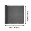 WMLBK Balcony Privacy Protective Screens, 0.9x5M Wide Privacy Netting Garden Screening Covers with UV Protection for Small Swimming Pools Gardens