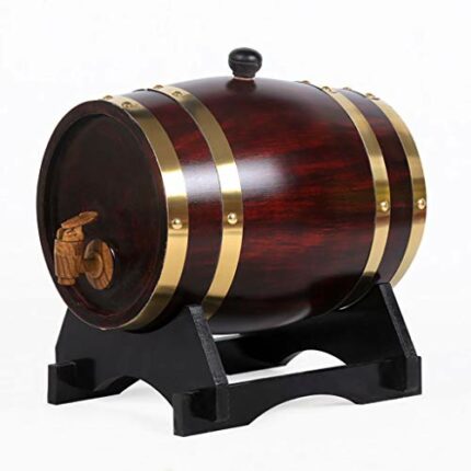 Stylish Simplicity Wine Shelf Oak Barrel Wine Barrel Wine Red Wine Barrel Household with Faucet Brewed Wine, PIBM, c,