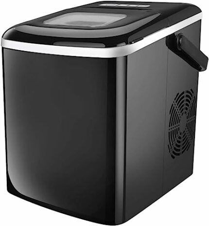 Shykey countertop ice machine Portable Ice Maker Machine 26 Lbs/24H with Ice Scoop for Home Use ice maker machine
