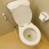 Toilet Seat Hinges Replacement, Chrome Finished Toilet Seat Hinge Fixings, Toilet Seat Hardware for Most Toilet Seats(2 Pcs)