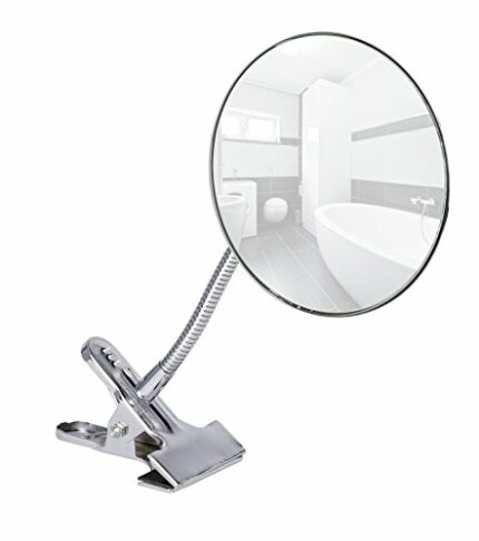 FALKE Cosmetic Mirror Clip-5x Magnification Effect, Steel, Silver Shiny, 0.1 x 15 x 27 cm