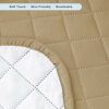 SU SUBRTEX Strench Sofa Cover Reversible Furniture Protector with Elastic Strap for Livingroom Non-Slip Washable Couch Chair for Pets Kids Childr