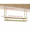 Ceiling Stylish Simplicity Wine Racks Creative Display Storage Racks Stylish Simplicity Ornaments Bottle Rack Adjustable Height Restaurant Bar Fl