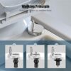 Upgrade Toilet Seat Fixings Quick Release, Ancable Universal Toilet Seat Top Fittings Quick Release Toilet Seat Hinges for WC Toilet Blind Holes
