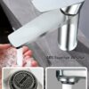 Bifordo Bathroom Tap,Easy to Install Brushed Nickel Bathroom Sink Faucet with Supply Lines & Deck Plate for 1 or 3 Hole…
