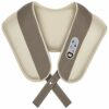 ALREMO HUANGXING - Neck and Shoulder Massager with Heat, Shiatsu Back Massage Pillow with 4D Deep Tissue Kneading for Foot, Legs, Body Muscle Pai