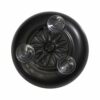 Zadro LED Ring Light Compact Mirrors w/Magnification & Suction Cup Mounting (3.5" dia., 15X, Black)