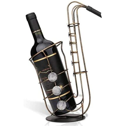 EYLINK Wine Racks,Wine Cabinet Decoration Wine Rack Home Living Room Retro Iron Decoration