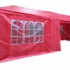 Airwave 3m x 9m Party Tent Marquee with Side Panels, 3 Windbars Included, Church Style Windows, Ideal for Large Outdoor Spaces, Perfect for Short