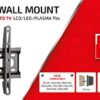 TV Wall Mount for TVs from 23" to 42" (Extra Slim) VESA: 75x75, 100x100, 200x100, 200x200
