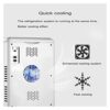 Car Fridge,Car Refrigerator Car Refrigerator/Small Freezer/Small Portable- Car Home 12V / 220V-LED Display, Low Noise, Hot And Cold Conversion, D