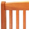 vidaXL 8x Folding Garden Chairs Outdoor Patio Terrance Backyard Furniture Wooden Foldable Dining Dinner Chair Seat Solid Eucalyptus Wood