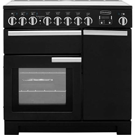 Rangemaster PDL90EIWH/C Freestanding A Rated Electric Range Cooker -White / Chrome