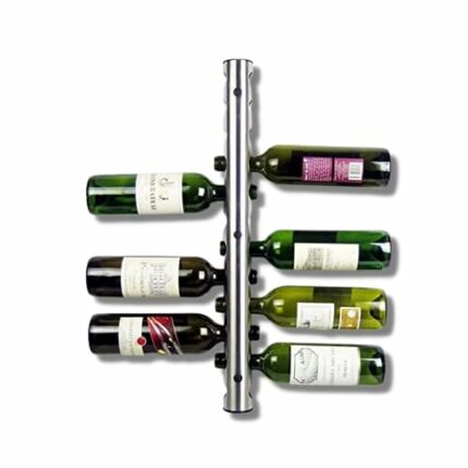 Wall Mounted Wine Rack, Wine Holder Stainless Steel Tubular Wine Rack Wall-Mounted Wine Holder Wine Shelves Home Kitchen Decoration for Home Kitc