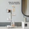 Umbra Cosmetic Org, Transparent/Nickel, Regular
