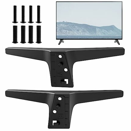 TV Legs for LG TV Stand Replacement Base, for 49 55 Inch LJ UJ Series LG TV Legs 49UJ6300 49LJ550M 49UJ6320 49UJ630T 49UJ635T 55UJ6300 55UJ6320 5