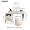 BVDSG Lighting Rock Slate Dresser Storage Cabinet Bedroom Furniture Scandinavian Dresser with Lighting