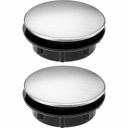 Sink Tap Hole Cover Kitchen Faucet Hole Cover Stainless Steel, 2-Pack (1.1 to 1.7 Inch in Diameter)