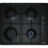Bosch HBS534BB0B Serie 4 Built-in Oven with EcoClean Direct, Cleaning Assistance, 3D Hotair and LED display, 60 x 60 cm, Black & Bosch PBP6B6B60