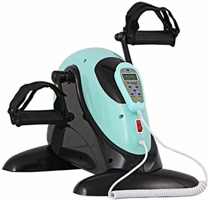 LUNEZY Therapy and Rehab Bike Pedal Motorized Trainer for Handicap, Electric Pedal Exerciser - Arm/Leg Exercise Cycling Trainer Stationary (Motor