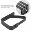 Weikeya Tablecloth Clips 4 Pack Stainless Steel Table Cover Clamps Anti Slip Table Cloth Holders 5×4cm
