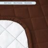 SU SUBRTEX Strench Sofa Cover Reversible Furniture Protector with Elastic Strap for Livingroom Non-Slip Washable Couch Chair for Pets Kids Childr