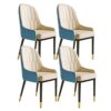 dining chair Kitchen Dining Room Furniture Chairs Dining Chairs Set Of 4 Kitchen Living Room Chairs Modern Leather High Back Soft Seat Lounge Cha