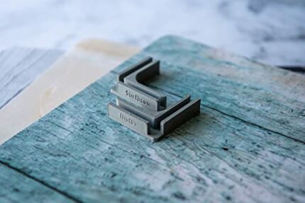 Set of 2 L Bracket Stands for Elmers Foam Board 5mm OR 3/16inch Thickness, Flat Lay Product Photography Setup (Black)